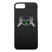 Skelet Hand Heart Awareness Ribbon Case-Mate iPhone Case (Achterkant)