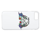 Skelet Hand Heart Design Case-Mate iPhone Case (Achterkant (Horizontaal))