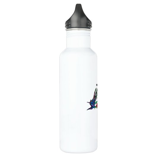 Skelet Hand Heart Design Waterfles (Links)