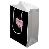 Skelet Hand met Hart Classic Medium Cadeauzakje (Voorkant Gekanteld)