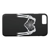 Skelet Handen Cobweb Hart (Wit) Classic Case-Mate iPhone Case (Achterkant (Horizontaal))