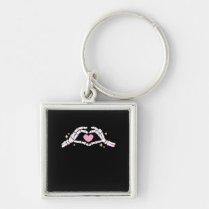 Skelet Handen Hart Grappig Sleutelhanger
