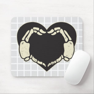 Skelet Handen Hart Grid Muismat