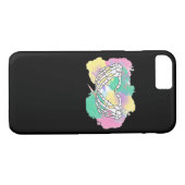 Skelet Handen Hart Met Abstract Gekleurde Backgr Case-Mate iPhone Case (Achterkant (Horizontaal))