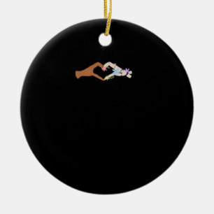 Skelet Handen Hart Show Basic Keramisch Ornament