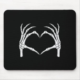 Skelet Handen Hart Vorm Soky Halloween Liefde Cre Muismat