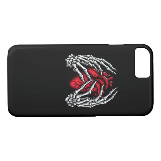 Skelet Handen Houdend Hart Halloween Kostuum Case-Mate iPhone Case (Achterkant (Horizontaal))
