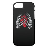Skelet Handen Houdend Hart Halloween Kostuum Case-Mate iPhone Case (Achterkant)