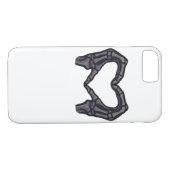 Skelet handen vormen een hart Case-Mate iPhone case (Achterkant (Horizontaal))