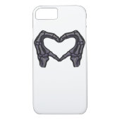 Skelet handen vormen een hart Case-Mate iPhone case (Achterkant)