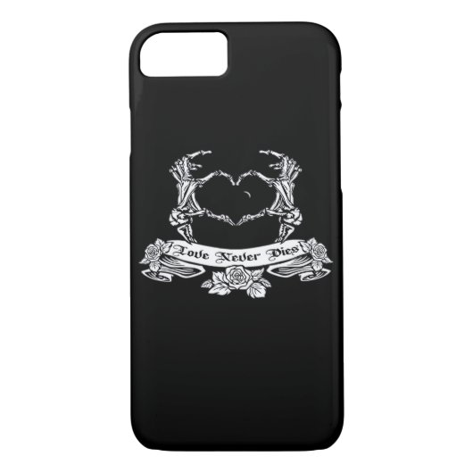 Skelet handontwerp Case-Mate iPhone case (Achterkant)