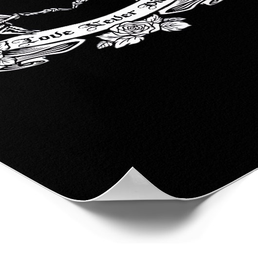 Skelet handontwerp poster (Hoek)