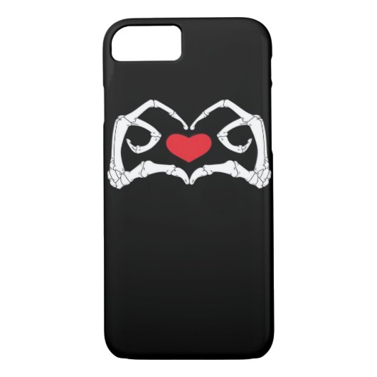 Skelet hart en handen grappig Case-Mate iPhone case (Achterkant)