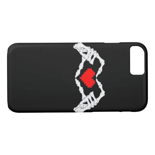 Skelet hart en handen meme Case-Mate iPhone case (Achterkant (Horizontaal))