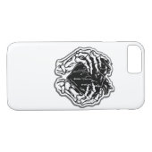 Skelet hart handen grappig Case-Mate iPhone case (Achterkant (Horizontaal))
