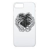 Skelet hart handen grappig Case-Mate iPhone case (Achterkant)