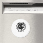 Skelet hart handen grappig magneet (Insitu (Vaatwasser))