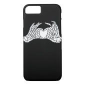 Skelet Hart Handen - Licht Case-Mate iPhone Case (Achterkant)