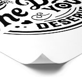  skelet hebben de dag dat je vrede verdient va poster (Hoek)