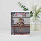 Skelet - Het is een droge hitte Briefkaart (Staand voorkant)