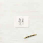 Skelet Humaan Anatomie Bot Botten Post-it® Notes (Op bureau)