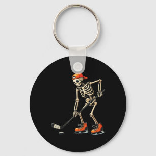 Skelet ijshockey Halloween kostuum mannen jongens Sleutelhanger