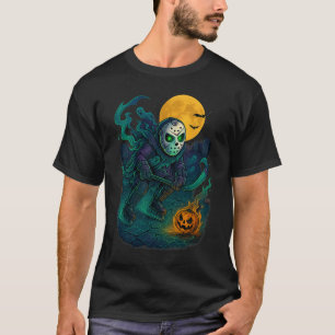 Skelet IJshockey Halloween Sport Kleding Heren Bo T-shirt