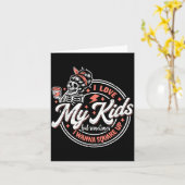 Skelet Ik hou van mijn kinderen maar soms vind ik  Kaart (Gele Bloem)