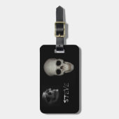 Skelet in de Kast Aangepast Bagagelabel (Voorkant verticaal)