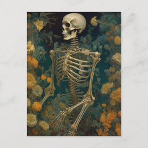 Skelet in het Flowers Briefkaart