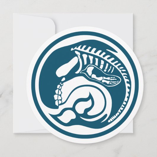 skelet kaart (Voorkant)