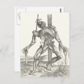 Skelet Kadaver Corpse Anatomie Medisch Briefkaart (Voorkant / Achterkant)