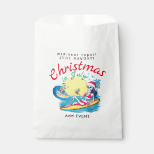 Skelet Kerst in juli Beach Surf Ondeugend Bedankzakje