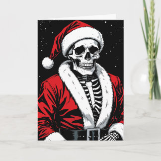 Skelet Kerstman Kaart