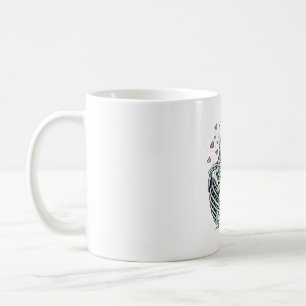 Skelet knuffelt met een Duitse Herder � Unieke got Koffiemok