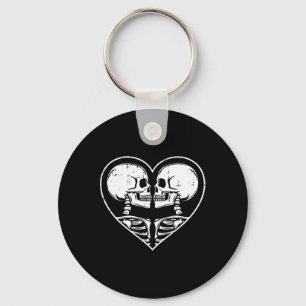 Skelet Koppel Hart Halloween Griezelschedels Sched Sleutelhanger