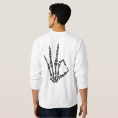 Skelet Kunst Sweatshirt (Achterkant volledig)