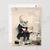 Skelet Laatste Rites Briefkaart (Voorkant / Achterkant)