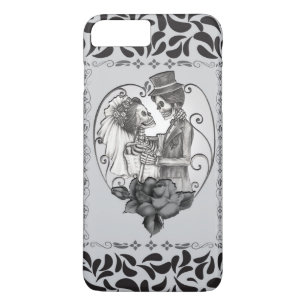 Skelet Liefdes Koppel Huwelijksdans iPhone 8 Plus / 7 Plus Hoesje