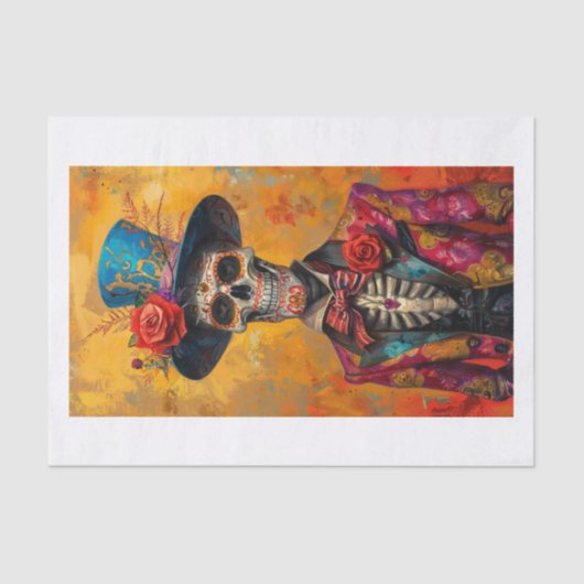 Skelet Lyfe10 Tissuepapier (Voorkant)