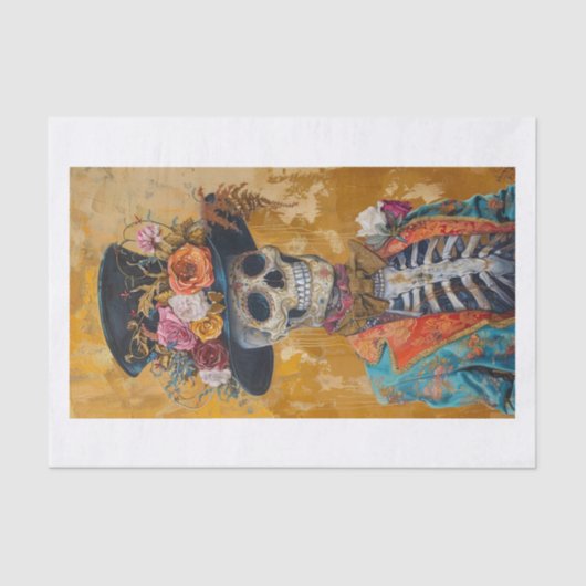 Skelet Lyfe22 Tissuepapier (Voorkant)