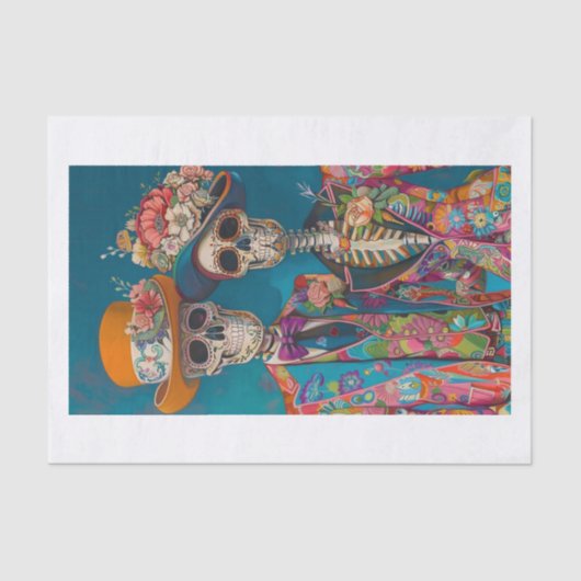 Skelet Lyfe26 Tissuepapier (Voorkant)