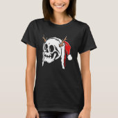 Skelet met Kerstmis met kerstmis met Pajama X T-shirt (Voorkant)