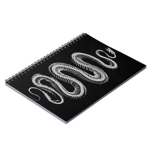 Skelet met slangen notitieboek (Linkerzijde)