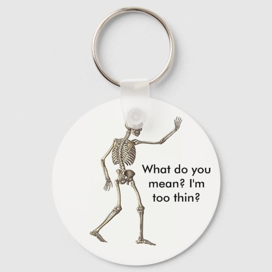 Skelet met te dunne Sleutelhanger (Voorkant)