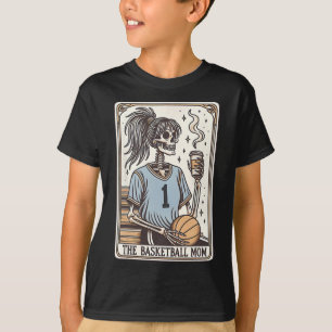 Skelet Moeder Tarotkaart Skelet Halloween Hekserij T-shirt