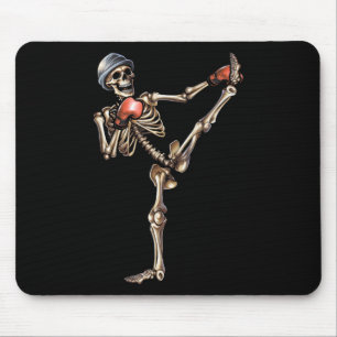 Skelet Muay Thai Halloween Kickboksen Mma Vechters Muismat