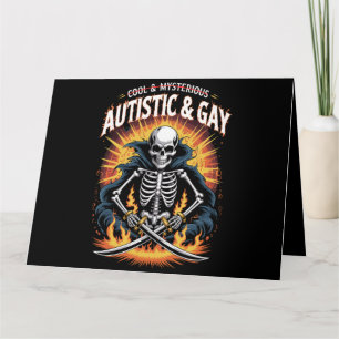 Skelet Niet Cool En Mysterieus Autistisch Homo Kaart