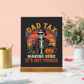 Skelet Ontwerp voor Vader Belasting Halloween Snoe Acryl Bord (Huwelijk)