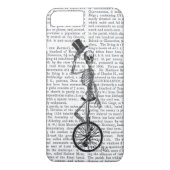 Skelet op de Unicycle Case-Mate iPhone Case (Achterkant)